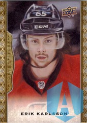 2014-15 UD Masterpieces Senators #23 Erik Karlsson